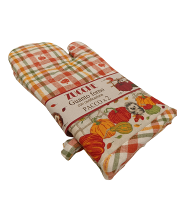 2-Piece Pumpkin Gloves Set Tellini S.r.l. Wholesale Clothing